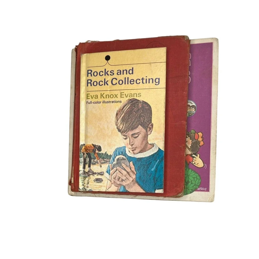 Vtg.  Lot of 3 Children’s Educational Books Reading Rocks Emotions Illustrations